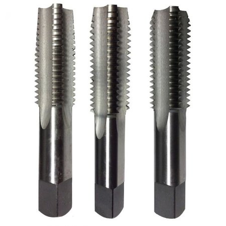 TAP AMERICA Hand Tap Set, Series TA, Imperial, 51618 Size, 4 Flutes, Right Hand Cutting Direction, Bottoming T/A54511